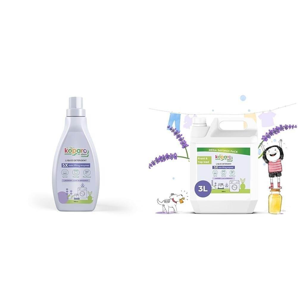 uk51jWBWtdiHL-1-1.jpg Koparo Liquid Detergent 900ml & 3L Refill Combo| Suitable for Top Load & Front Load Washing Machine - Fast UK Delivery - Image 1