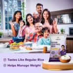 Sugar.Fit Active Sugar Control Rice -1kg, Telangana Sona Masoori Rice,Full Grain Raw Rice,Lab Tested Low GI for Diabetic,100% Natural,Supports Healthy Blood Sugar Levels,Pack of 1 - Fast UK Delivery - Image 7