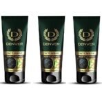 DENVER Deep Cleanse With Activated Charcoal & Mint Face Wash (50GM Each) - Pack of 3 | Deep Pore Cleaning Charcoal Face Wash for Men | Fights Acne and Pollution | All Skin Type - Fast UK Delivery - Image 2