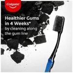 Colgate Slimsoft Charcoal Manual Toothbrush For Adult (Buy 2, Get 2 Free) - 4 Pcs, 17X Slimmer Tip Bristles, Tooth Brush Combo Pack - Fast UK Delivery - Image 5