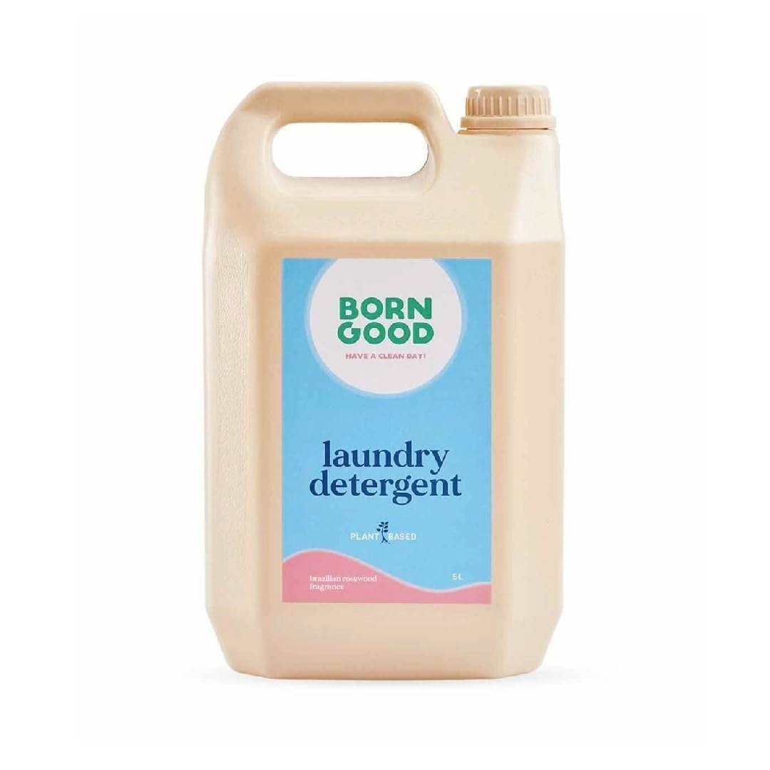 uk51joM-pIvDL-1-1.jpg Born Good Plant Based Brazilian Rosewood Fragrance Laundry Detergent, Biodegradable, Non-Toxic And Eco-Friendly - 5 Ltr (Pack of 1) - Fast UK Delivery - Image 1