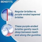Colgate Adult 360 deg Floss-Tip Soft Bristle Manual Toothbrush Combo Pack Offer (Buy 2 Get 1 Free),Black - Fast UK Delivery - Image 4