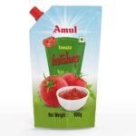 Amul Tangy Tomato Ketchup Spout Pack 900gm - Fast UK Delivery