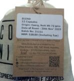 Coffee Nirvana, Blend, 12 Pods, Nespresso Compatible Aluminum Capsules, Jute Pouch - Fast UK Delivery - Image 5