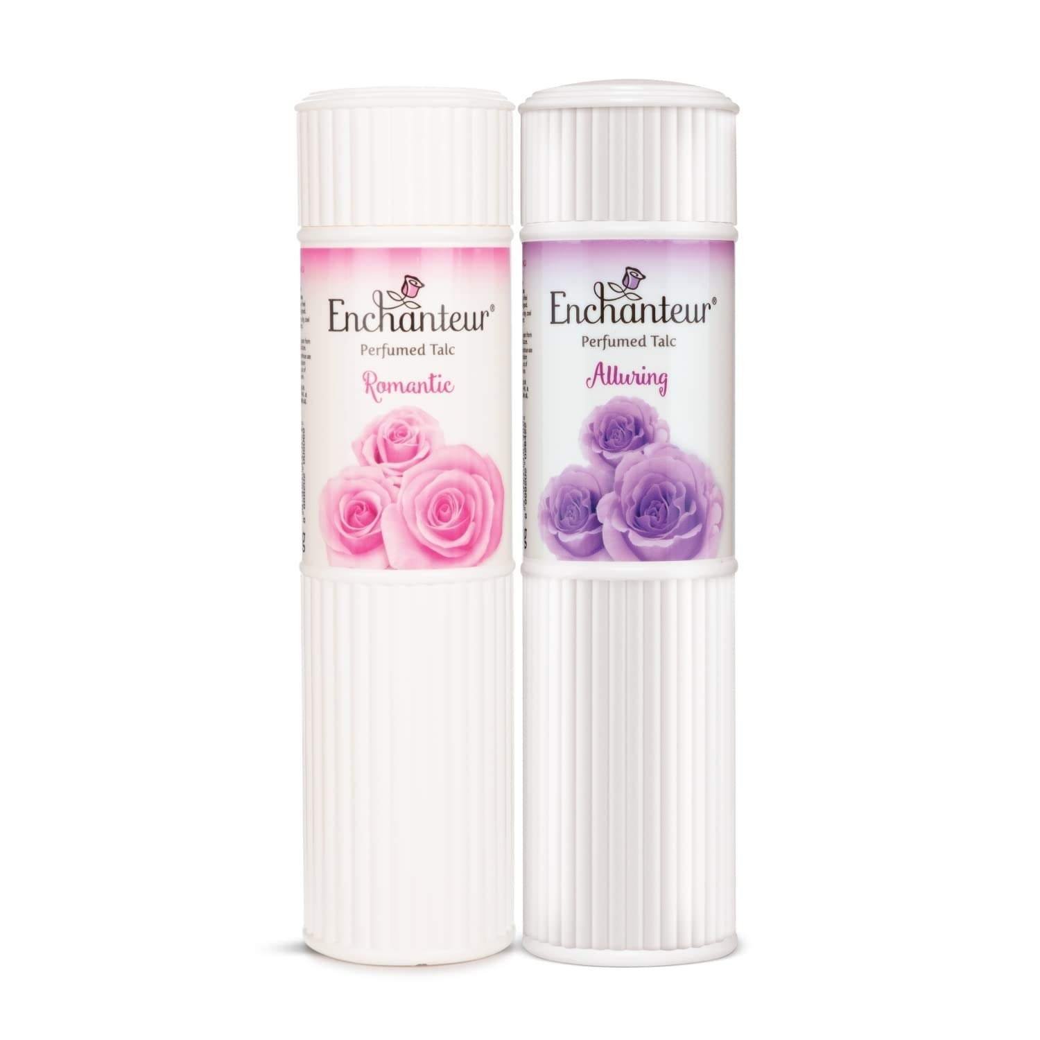 uk51kS3DYCyPL-1-1.jpg Enchanteur Alluring Perfumed Talc with Classic Notes of Roses and Exotic Irises, 250 g & Enchanteur Romantic Perfumed Talc for Women, 250g with Roses & Jasmine Extracts - Fast UK Delivery - Image 1