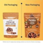 Farmley Omani Fard Dates/Khajur, 400 g | Healthy Snacks, Rich in Fibre, Naturally Sweet, Naturally Low-Fat Food - Fast UK Delivery - Image 4