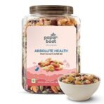 Paper Boat Absolute Health Dry Fruits Mix, Premium Trail Mix | Healthy Mixed Nuts with Dry Fruits | Almonds | Cashews | Cranberry | Pumpkin Seeds | Candied Amla, Reusable Jar (1000g) - Fast UK Delivery - Image 2