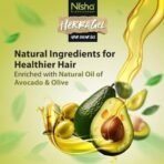 Nisha Herba Gel Hair Colour Gel, Original Black 1 Litre | No Ammonia, No Stain, Non-Drip Vegan Formula | Permanent Hair Colour & Hair Dye | 100% Grey Coverage & Long-Lasting Shine - Fast UK Delivery - Image 7