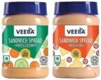 VEEBA Carrot And Cucumber Sandwich Spread, 250 Gm & Cheese And Chilli Sandwich Spread, 250 Gm - Fast UK Delivery - Image 2