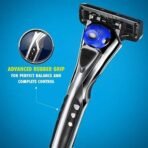 FOGG Kloze Advance 3, Shaving Razor For Men With 3 Blades (2 Cartridges), Easy & Smooth Shave - Fast UK Delivery - Image 4
