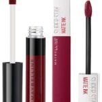 Maybelline Sensational Liquid Matte Lipstick, Soft Wine, 7 g and Maybelline New York Super Stay Matte Ink Liquid Lipstick, 115 Founder, 5g - Fast UK Delivery