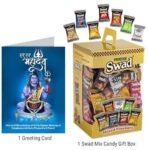 Swad Gift for Happy Shivratri Shiva Card with Card (Swad Mixed Candy 125 Gift Box & 1 Greeting card) - Fast UK Delivery - Image 3