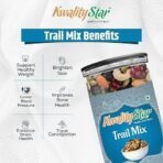 Kwality Star Trail Mix Premium Dry Fruits, Seeds & Berries | Healthy Snack for Energy & Immunity | 250g Jar - Fast UK Delivery - Image 5