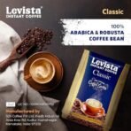 Levista Classic Pure Instant Coffee (100 Gram Pouch) | Premium Blend of 100% Arabica & Robusta Coffee Bean | Caffeine Coffee with Rich Bold Flavour for an Energising Experience - Fast UK Delivery - Image 5