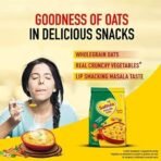 Saffola Masala Oats | Tasty Evening Snack| Healthy Snack| Veggie Twist| 500g & Saffola Peanut Butter Crunchy, 350 gm | High Protein Peanut Butter | Only Jaggery, No Refined Sugar - Fast UK Delivery - Image 6