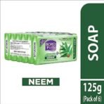 BoroPlus Antiseptic And Moisturising Bathing Neem Soap With Neem, Tea Tree, Aloe Vera & Shea Butter | 99.9% Germ And Virus Protection | For Smooth, Soft, Moisturised & Nourished Skin, 125G (Pack Of 6) - Fast UK Delivery - Image 3