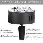Bonjour Paris Eiffel Tower With Flowers Aromatherapy Air Freshener Vent Clip for Car Office Home Pack 2, Orchid - Fast UK Delivery - Image 4