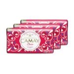 Camay Classic International Beauty Soap With Carnations & Roses (Buy 2 Get 1 Free) Combo Pack Offer, Bar Soap Combo, Daily Skincare, Gives Silky, Soft & Glowing Skin (3 Count, 125G Each) - Fast UK Delivery