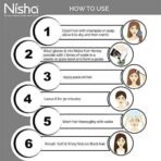 Nisha Natural Black Hair Color Dye Henna Based Black Dye Henna For Hair Men Women Hair Color Black Henna Powder Hair Color Dye Black Without Ammonia 10gm Pack of 10 - Fast UK Delivery - Image 7