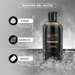 Bella Vita Luxury CEO Man & Skai Aquatic Body Wash Refreshing Shower Gel for Deep Cleansing, Hydrating & Moisturising Skin with Aloe Vera, 250 ml Each - Fast UK Delivery - Image 6