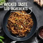 WickedGud Hakka Noodles (200gm x 2) No Maida | No Oil | No MSG | High Protein | High Fibre | Cholesterol Free - Fast UK Delivery - Image 6