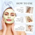 Deewal Premium Ubtan Clay Face Mask | Turmeric & Sandalwood | 100% Vegan & Natural | Brightening Face Mask for Tan Removal & Oil Control | Ayurvedic Face Pack for Acne-Prone & Damaged Skin | For Men & Women - Fast UK Delivery - Image 5