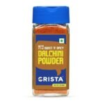 CRISTA 40 gms Dalchini Powder | Ground Dalchini | Powdered Cinnamon Stick | Farm Fresh | Zero added Colours, Fillers, Additives & Preservatives | Cassia Powder 40 gms