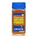 CRISTA 40 gms Dalchini Powder | Ground Dalchini | Powdered Cinnamon Stick | Farm Fresh | Zero added Colours, Fillers, Additives & Preservatives | Cassia Powder 40 gms