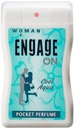 Engage ON Cool Aqua Pocket Perfume - Woman, 18.8ml - Fast UK Delivery - Image 2