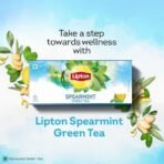 Lipton Spearmint Green Tea with Lemongrass and Ginseng (25 Teabags) - Fast UK Delivery - Image 4