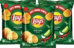 Lay's Chile Limon Flavoured Potato Chips, 28 g (Pack of 3) - Fast UK Delivery - Image 2