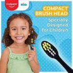 Colgate Kids Batman Manual Toothbrush, Extra Soft Bristle Toothbrush And Built-In Tongue Cleaner, Compact Head And Non-Slip Handle, Kids Toothbrush (Combo Pack Offer Of 3),Multicolour - Fast UK Delivery - Image 5