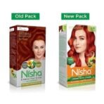 Nisha Cream Hair Color, Permanent Hair Colour Copper Red, Silky & Shiny 100% Grey Coverage Rich Bright Long Lasting Hair Colouring For Ultra Soft Deep Shine Hair Dye (Pack of 1) - Fast UK Delivery - Image 7