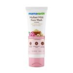 Mamaearth Multani Mitti Face Wash with Multani Mitti & Bulgarian Rose For Oil Control & Acne | Suits All Skin Types | Hydrating & Gentle | Paraben-Free | No Silicones | Sulphate-Free | For Men & Women | 100 ml - Fast UK Delivery