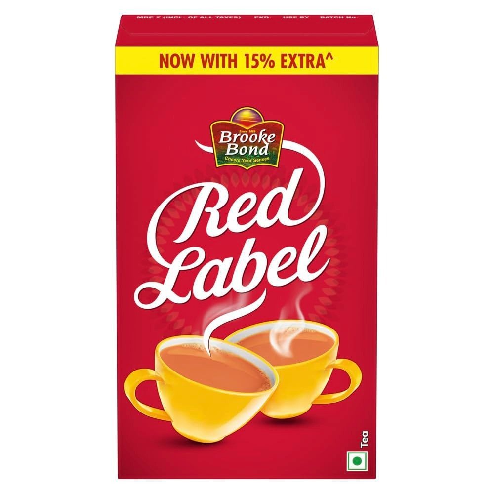 uk51o0xpZzSIL.jpg Lipton Brooke Bond Red Label Tea Leaf Carton, Ginger, 500/575 Grams (Weight May Vary) - Fast UK Delivery - Image 1