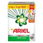 Ariel Matic Detergent Powder Front Load - 4kg + 2kg + 500ml Liquid free | Removes 100 Tough Stains in 1 wash | Specially Designed for Washing Machines | Fresh Fragrance - Fast UK Delivery - Image 3