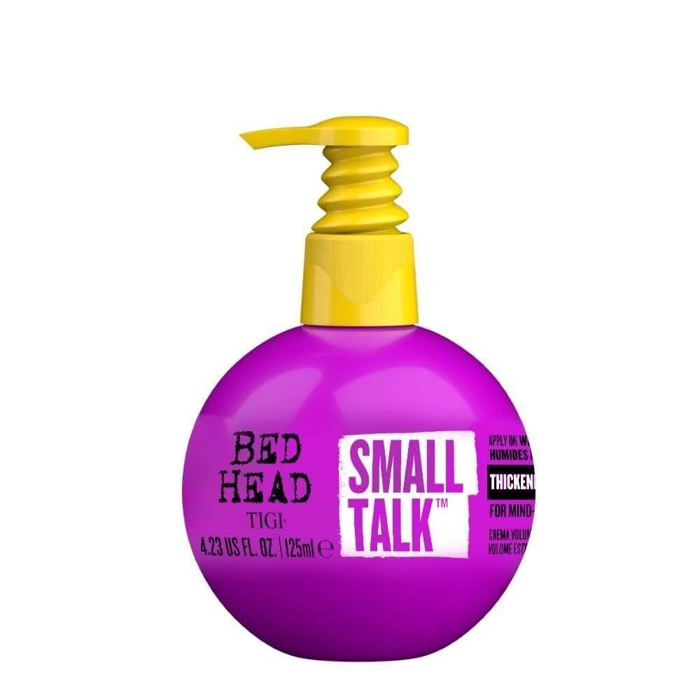 uk51oTJpyzRkL-1.jpg Bed Head TIGI Small Talk Hair Thickening Cream for Fine, Thin & Flat Hair, Builds up Body & Hair Volume, Leave-In Hair Styling Cream For Frizzy Hair, Salon-like Finish, Retains Hair Moisture & Prevents Fly-Aways, Volumizing Cream for Thicker-Looking Hair, 125 ml - Fast UK Delivery - Image 1
