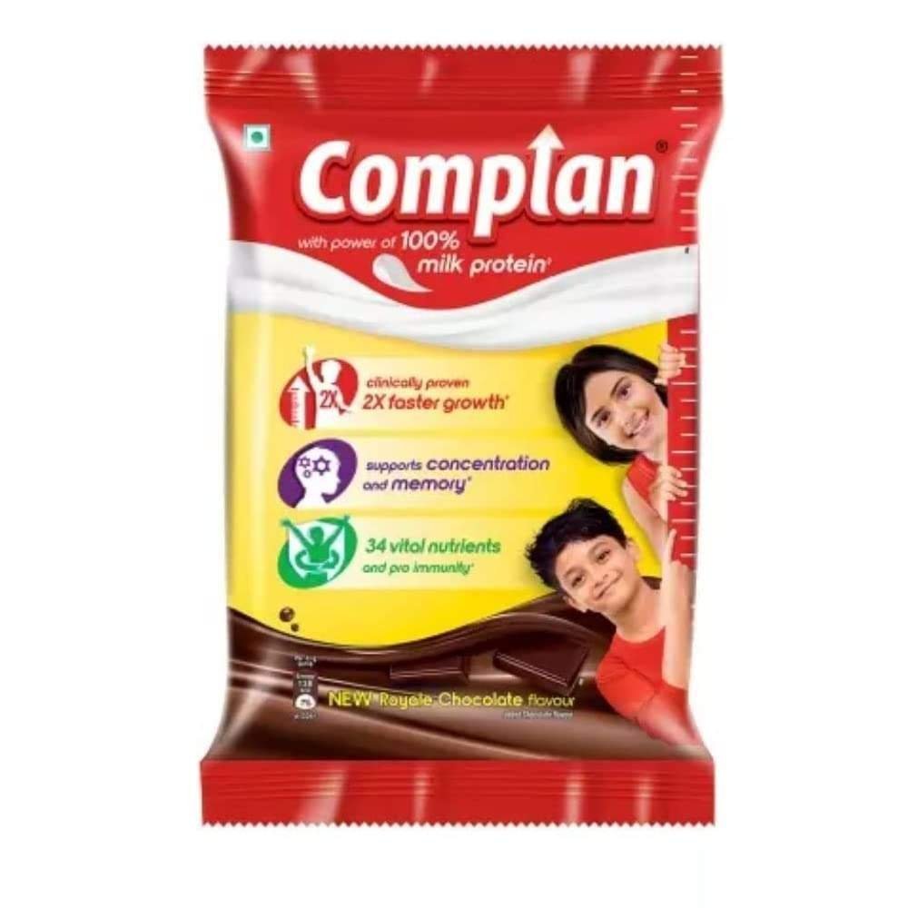 uk51oYIomf9iL-1.jpg Complan New Royale Chocolate Pouch Powder, 450Gm - Fast UK Delivery - Image 1