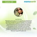 Mamaearth 100% Pure Castor Oil, Cold Pressed, To Support Hair Growth, Good Skin And Strong Nails, 150 Ml - Fast UK Delivery - Image 4