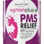 HealthyHey Nutrition Woman Plus PMS Relief - 60 Vegetable Capsules - Fast UK Delivery