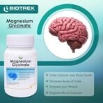Magnesium Glycinate - 60 Veg Capsules, Supports Bone Health, Nerve & Muscle Function - Fast UK Delivery - Image 6