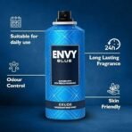 ENVY Blue Exude Deo -165ML | Long Lasting Deodorant Spray For Men - Fast UK Delivery - Image 5