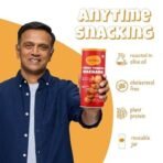 Farmley Flavoured Roasted Makhana I 385 gram, (Pack of 5, 77 gram each) I Healthy Party, Namkeen Snacks, Puffed Makhana Snacks Minty Pudina, Peri Peri, Tangy Tomato, Cream & Onion, Himalayan Salted - Fast UK Delivery - Image 6