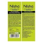 Nisha Natural Henna Powder For Hair Color, Natural Black Hair, Herbal Conditioning Hair Dye for Silky & Shiny Soft Hair Colour for Men & Women - Fast UK Delivery - Image 5