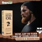 Deewal 9-Minute Beard Colour & Mooch & Beard Oil Combo | Natural-Looking, Ammonia-Free Beard Dye + Deep Nourishing Beard Oil | Long-Lasting Color, Healthy Beard Growth & Shine - Fast UK Delivery - Image 5