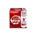 Colgate Visible White Toothpaste with Makeup Applicator Sponge, Teeth Whitening Starts in 1 week - 400gm (4x100g) (Combo Pack Offer) - Fast UK Delivery