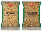 Del Monte Chifferi Pasta (Imported from Italy), 100% Durum Wheat Semolina, 1kg & Del Monte Spirali Pasta (Imported from Italy), 100% Durum Wheat Semolina, 1kg - Fast UK Delivery - Image 2