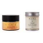 Kama Ayurveda Kumkumadi Brightening Ayurvedic Face Scrub, 50g & Kama Ayurveda Mridul Soap-Free Face Cleanser, 40g - Fast UK Delivery