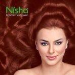 Nisha Cream Hair Colour, Permanent Hair Color Mahogany, Silky & Shiny 100% Grey Coverage & Ammonia Free Hair Dye With Natural Henna Extract, 60G+60Ml - Fast UK Delivery - Image 4
