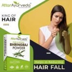 Attar Ayurveda Natural Bhringraj Powder for hair growth (100 Grams) | For Hair Mask and Eating | 100% Pure and Natural | No Chemical, No Preservatives - Image 5
